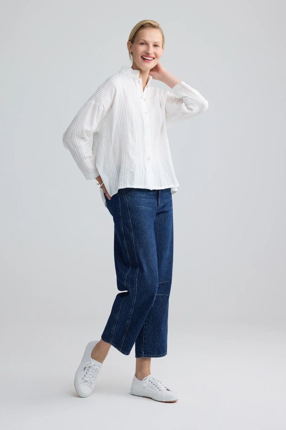 SERINA SHIRT | COL=ECRU
