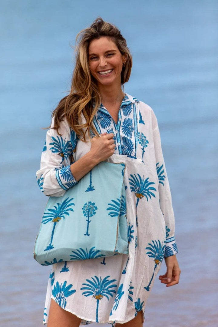 LOS CABOS SHIRT DRESS | COL=WHITE
