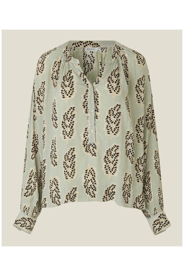 DOMA BLOUSE | COL=DESERT SAGE