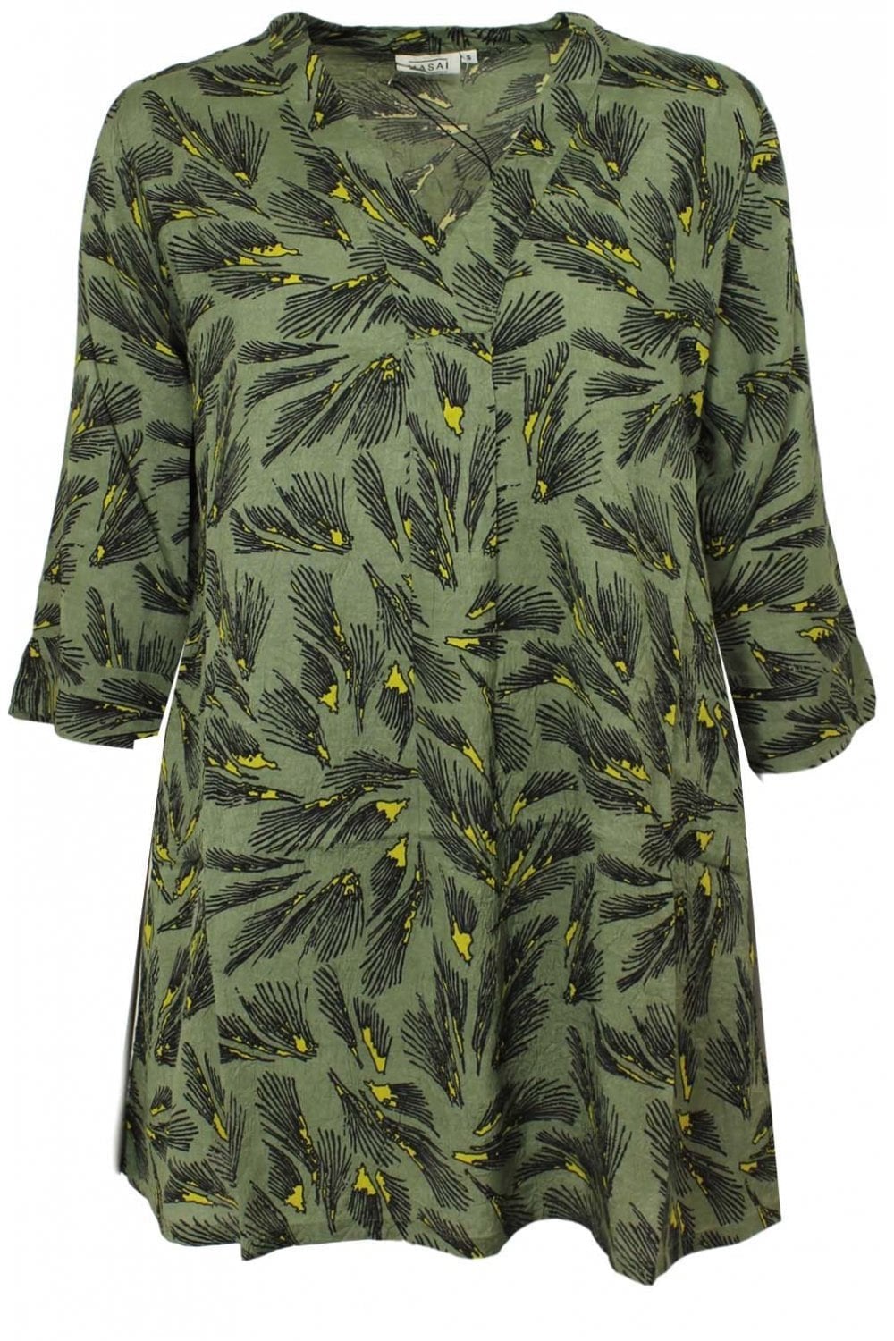 GLENDA TUNIC | COL=LIME
