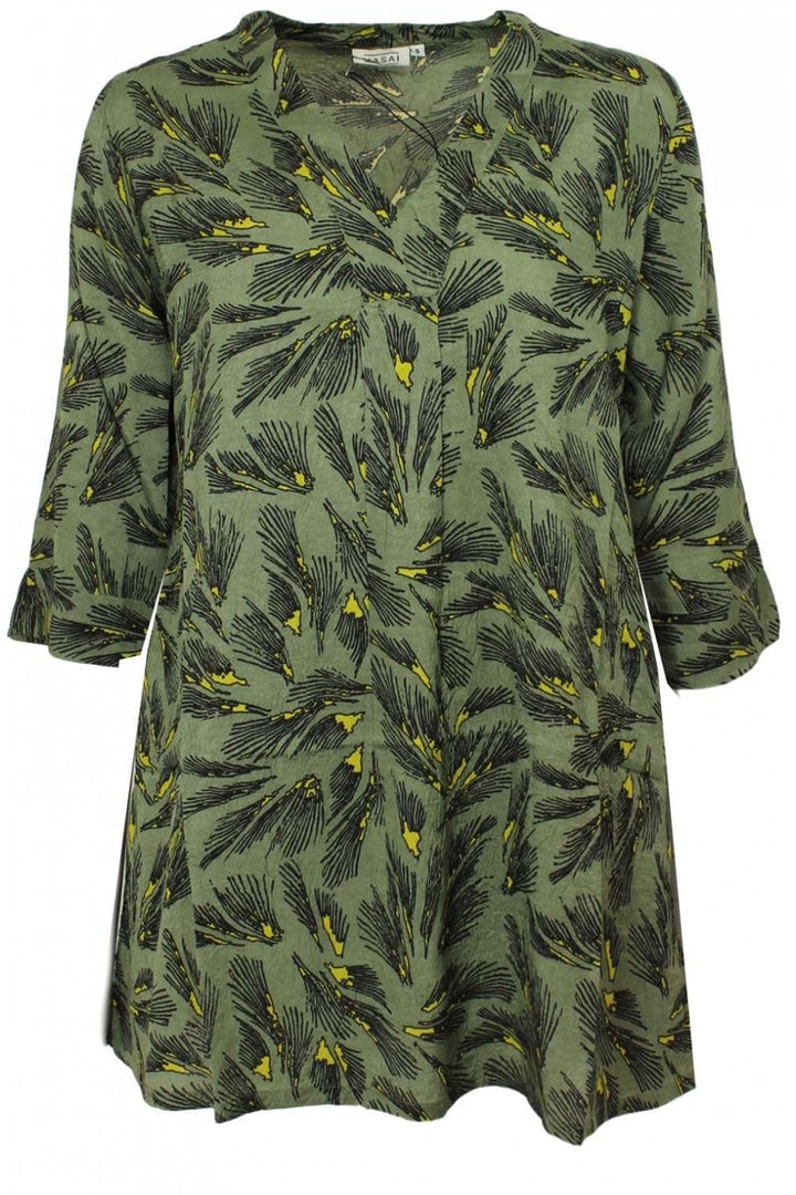 GLENDA TUNIC | COL=LIME