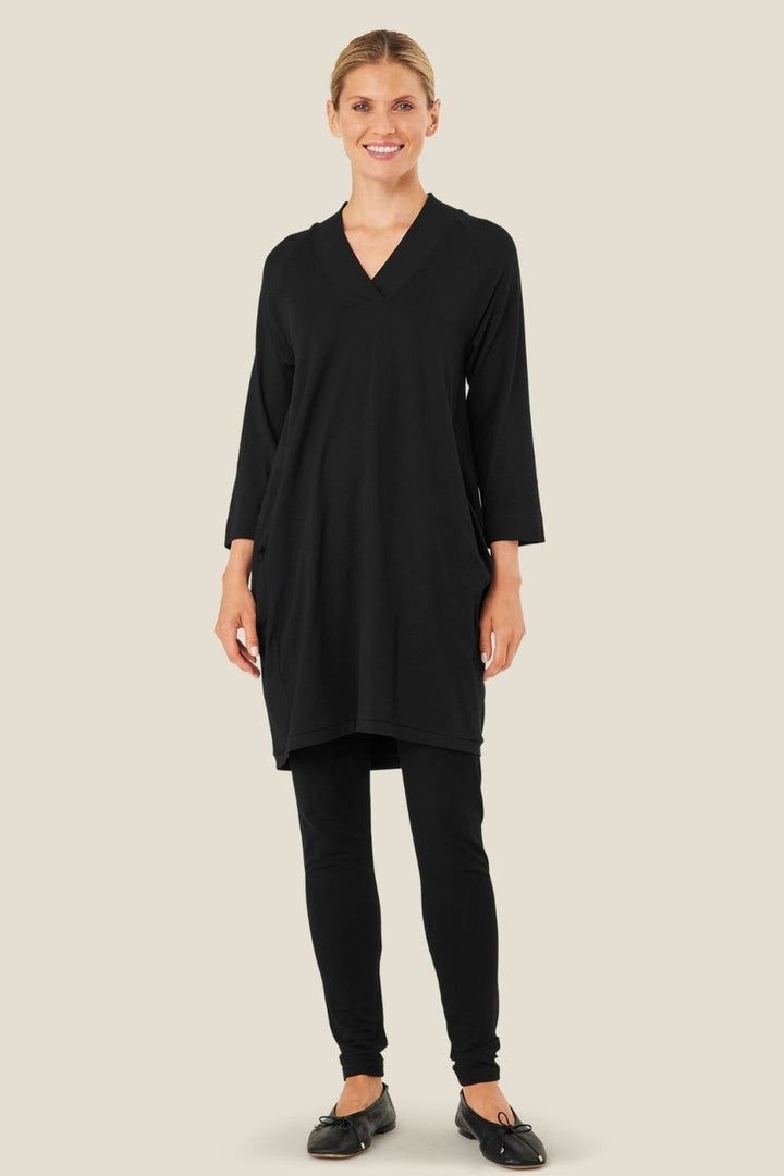 GRITTA JERSEY TUNIC | COL=BLACK