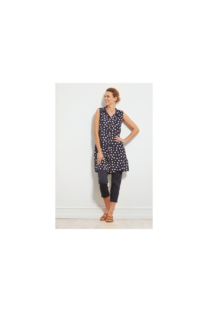 IDANA BLOUSE | COL=NAVY