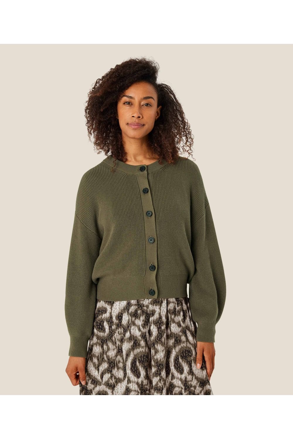 LINDEN CARDIGAN | COL=SEA TURTLE