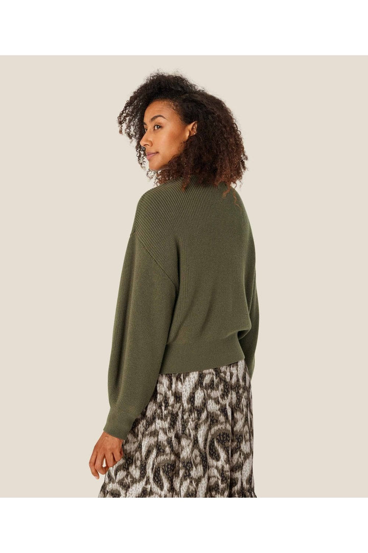 LINDEN CARDIGAN | COL=SEA TURTLE