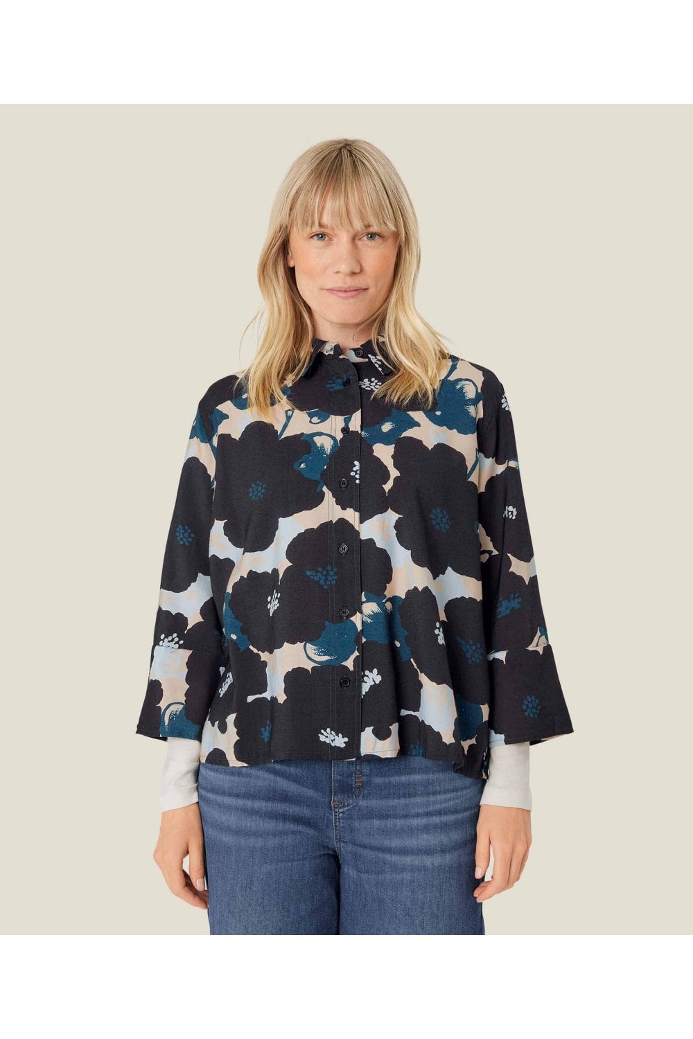 LLONKA SHIRT | COL=MOONLIT OCEAN