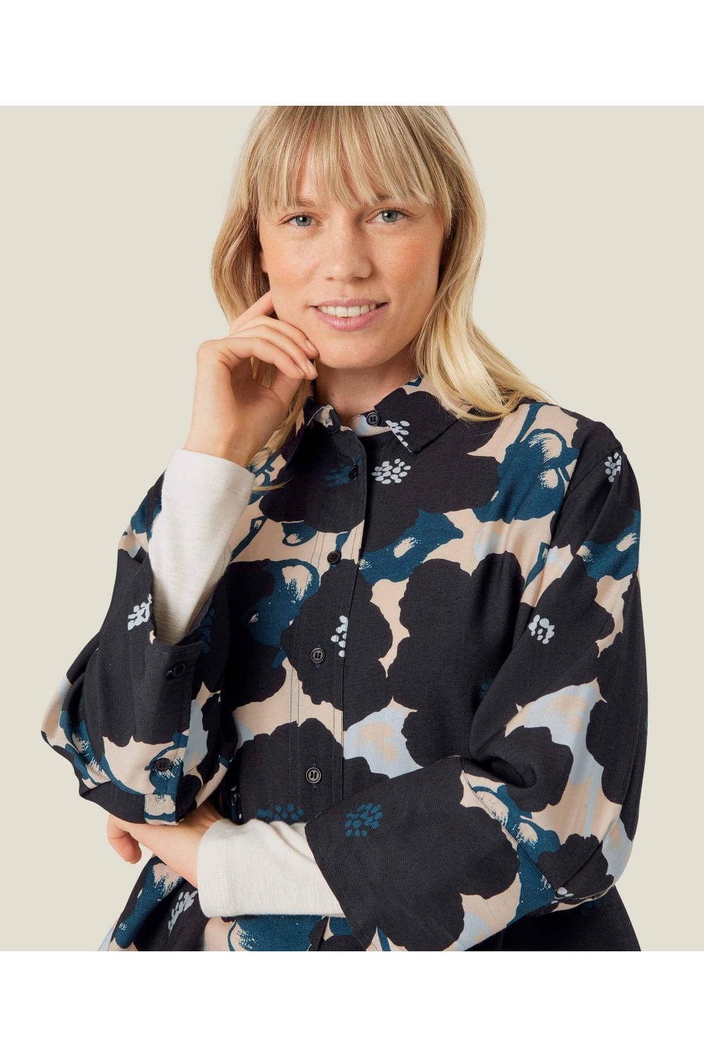 LLONKA SHIRT | COL=MOONLIT OCEAN