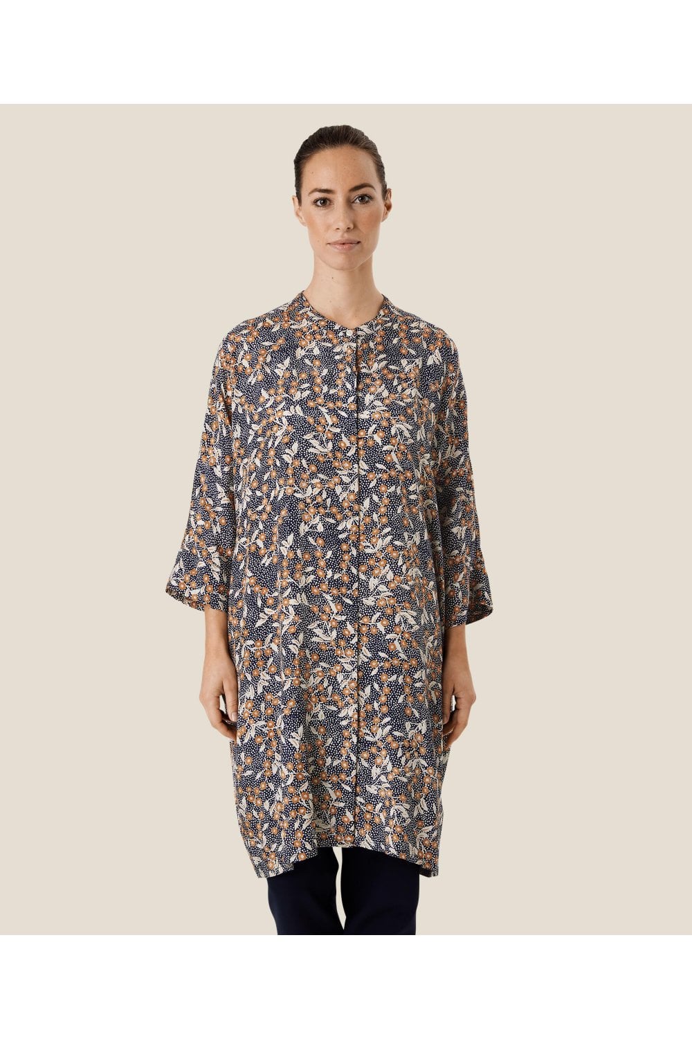 LOSETTA DRESS | COL=MARITIME BLUE