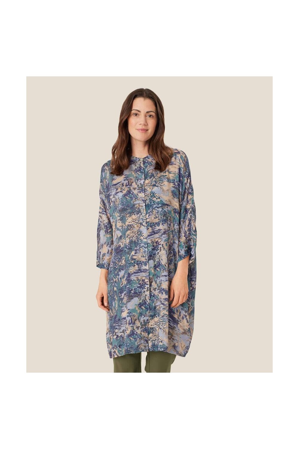 LOSETTA DRESS | COL=TEAL