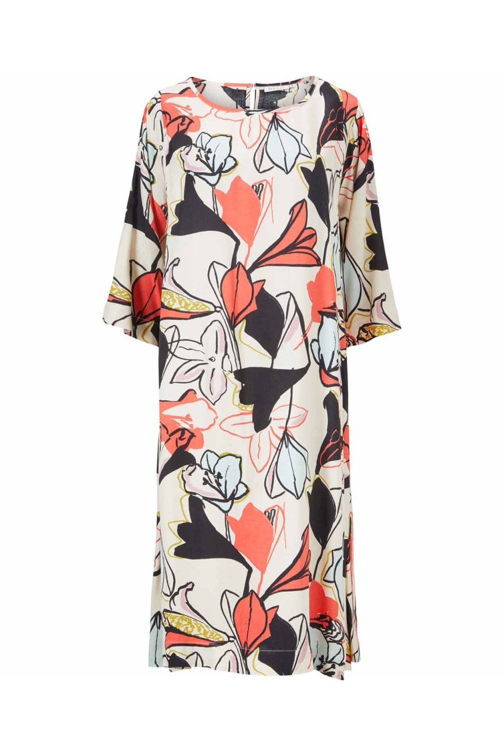 NABIA DRESS | COL=SPICED CORAL