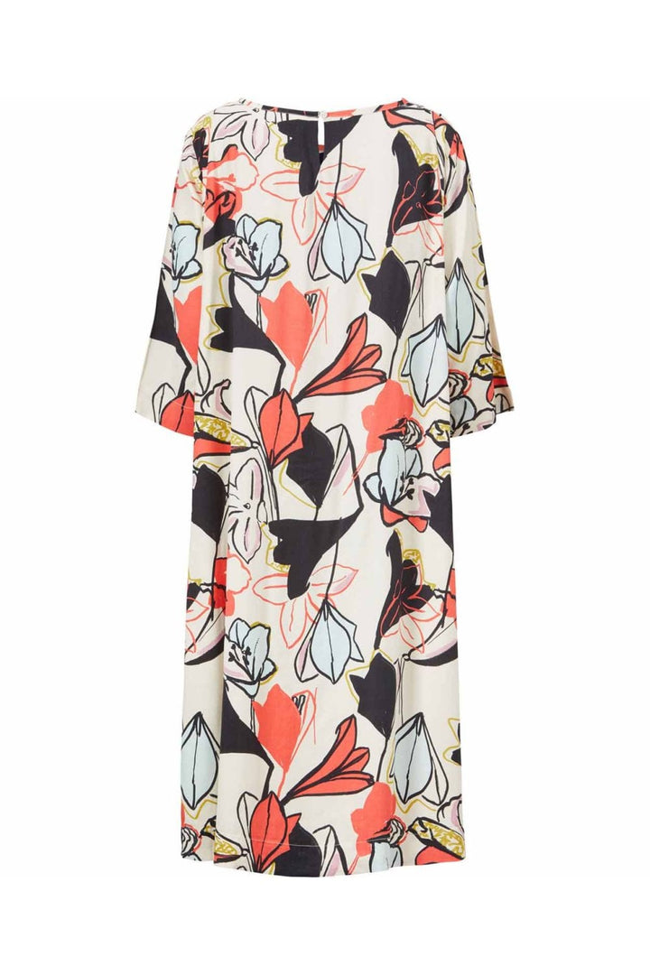 NABIA DRESS | COL=SPICED CORAL