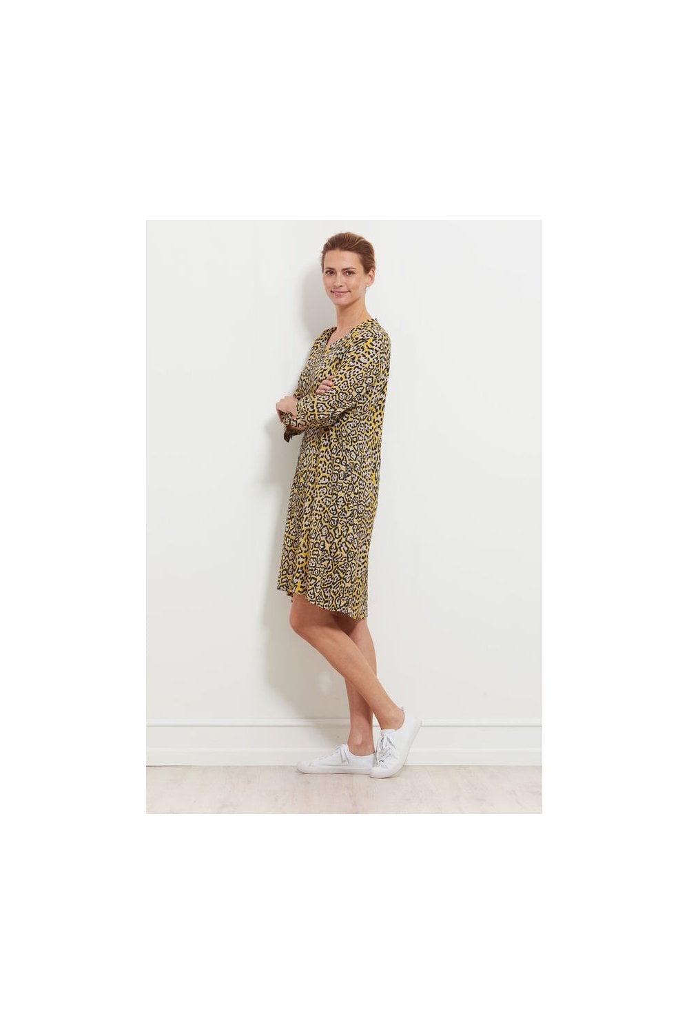 NANCY DRESS | COL=SUNSHINE