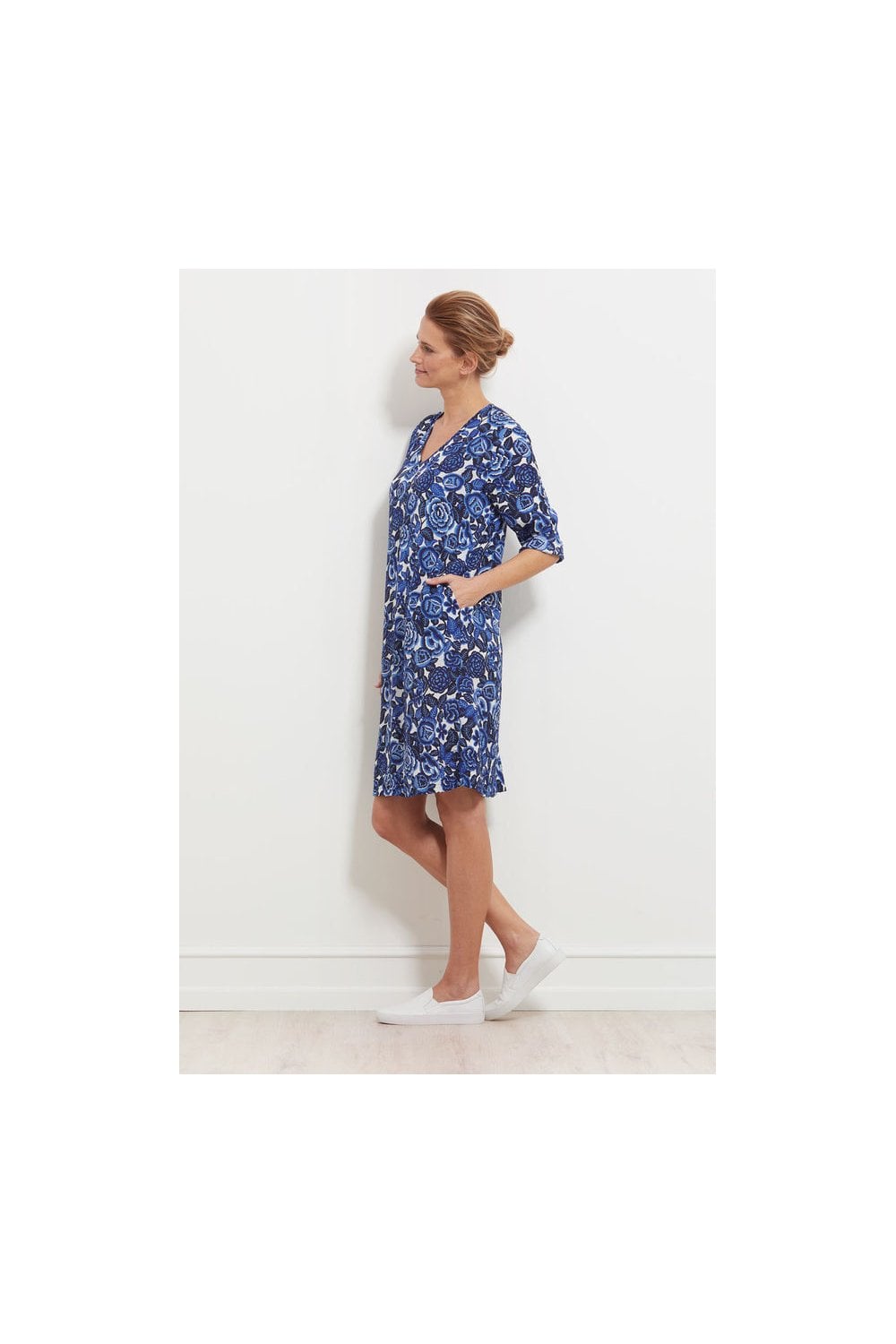 NAOKI DRESS | COL=BLUE