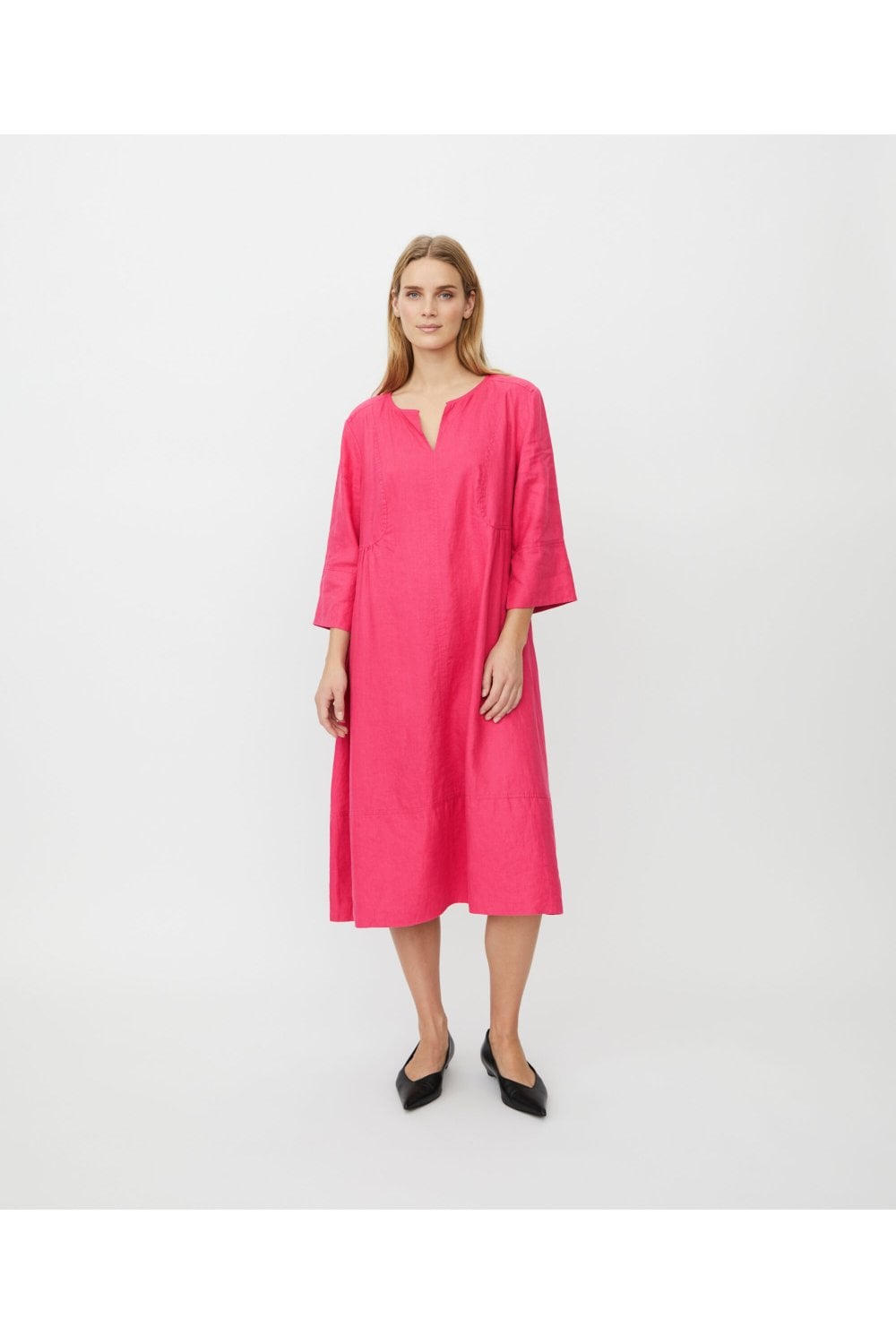NASVA DRESS | COL=CARMINE