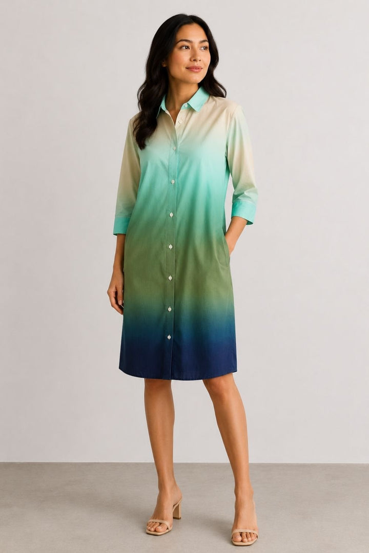 NERIDO DRESS | COL=TURQUOISE