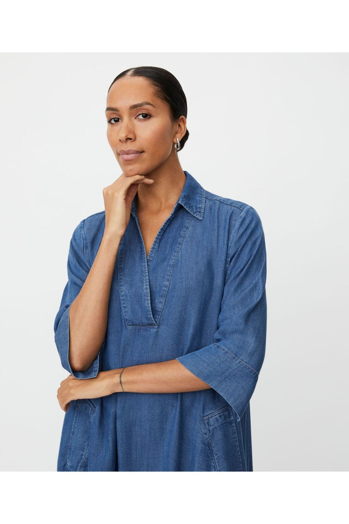 NIKEETA DRESS | COL=WASHED DENIM