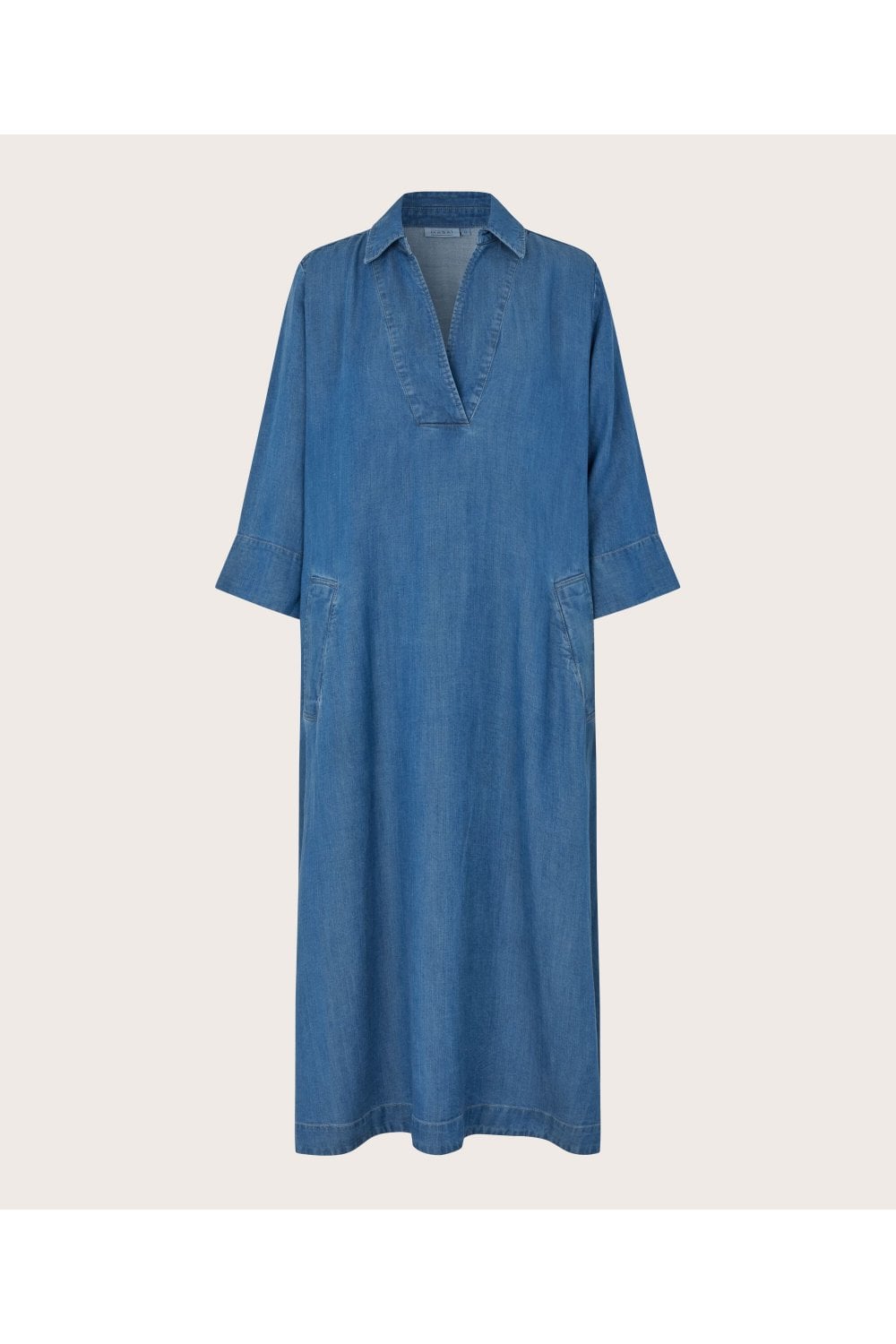 NIKEETA DRESS | COL=WASHED DENIM