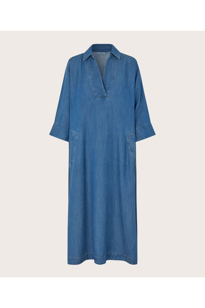 NIKEETA DRESS | COL=WASHED DENIM