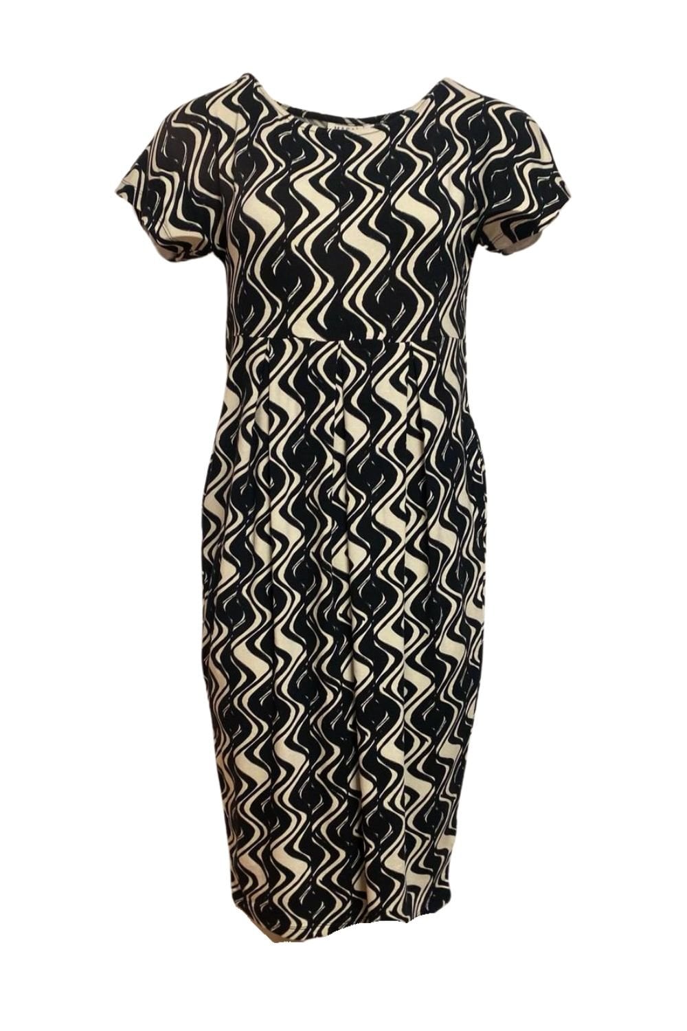 OLNIA DRESS | COL=BLACK