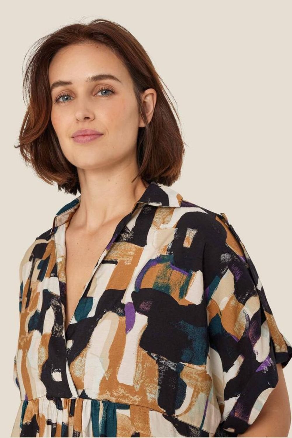 ORSOLA DRESS | COL=DIJON