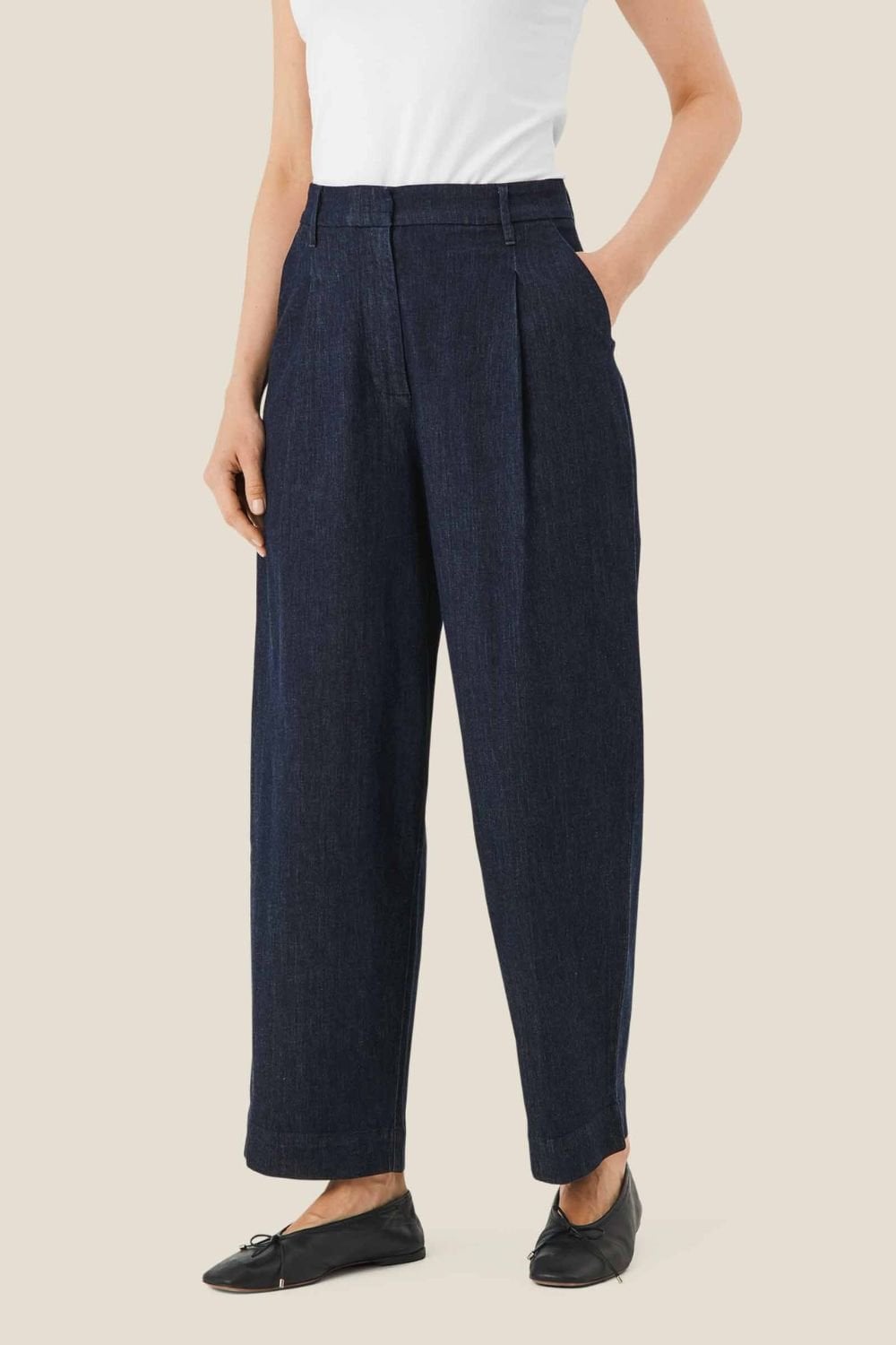 PIEDAD TROUSERS | COL=DARK DENIM