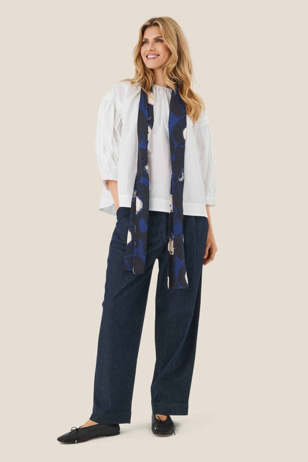 PIEDAD TROUSERS | COL=DARK DENIM