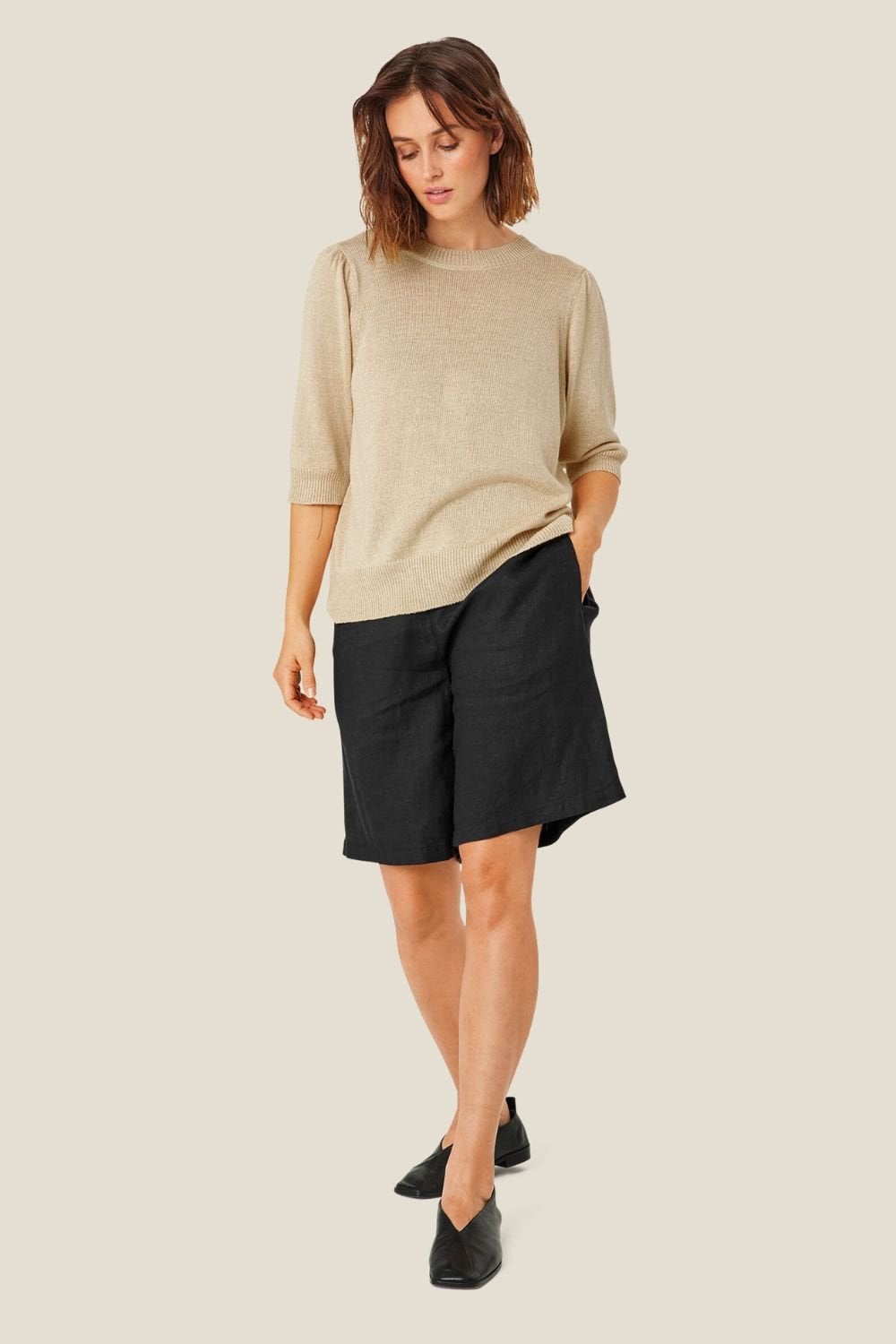 PINNJA SHORTS | COL=BLACK