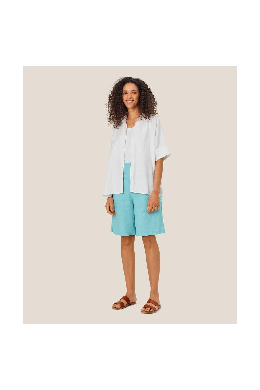 PINNJA SHORTS | COL=AQUA