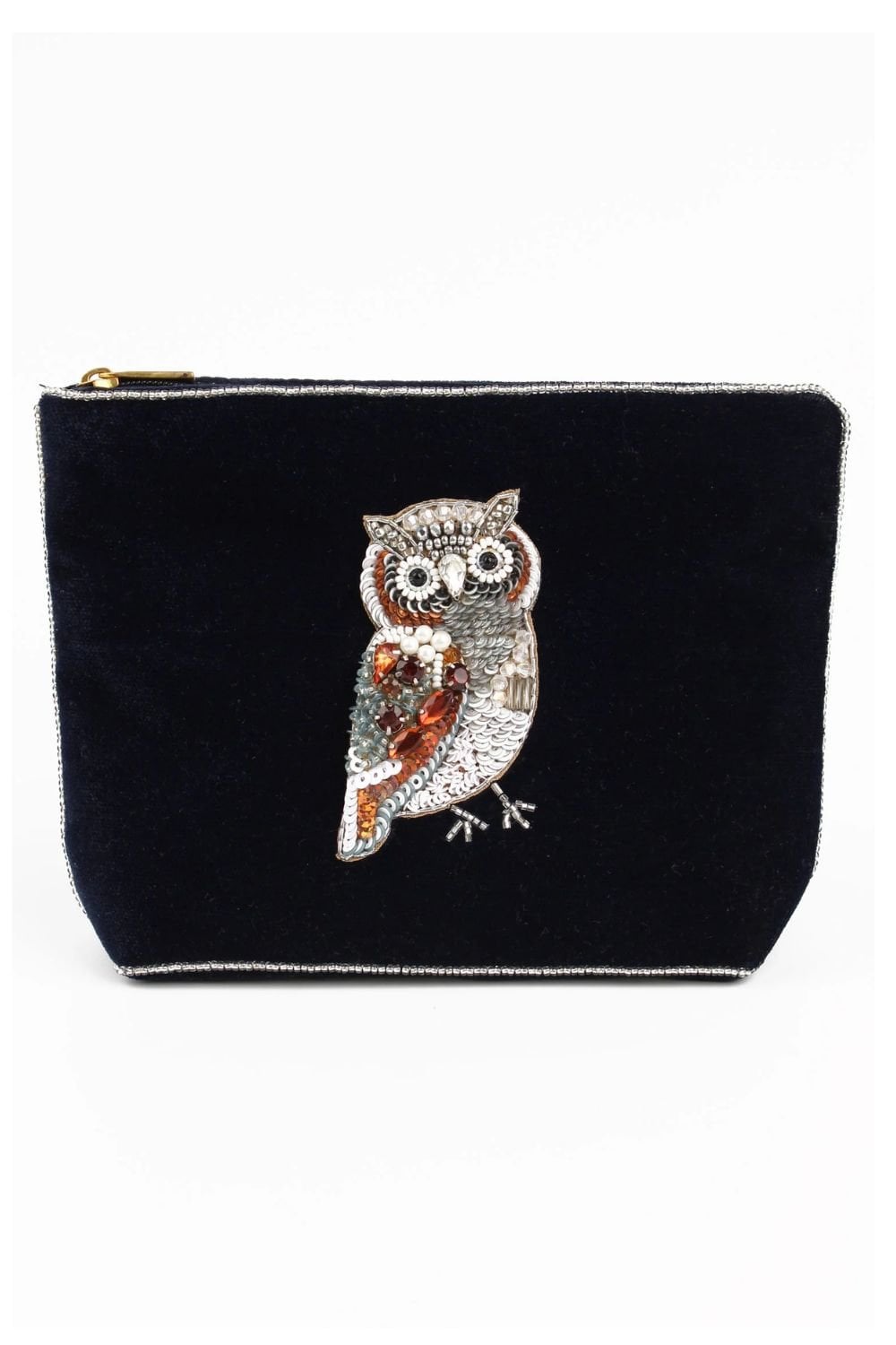 OWL MEDIUM VELVET POUCH | COL=MIX