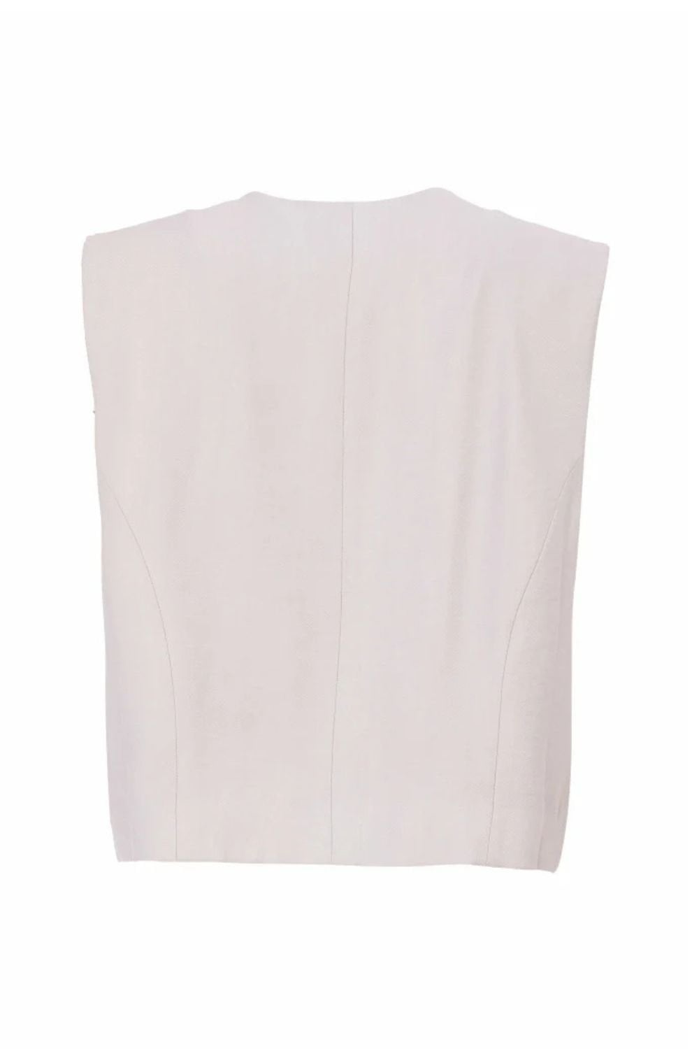 ASYMMETRIC STYLE WAISTCOAT | COL=SILVER