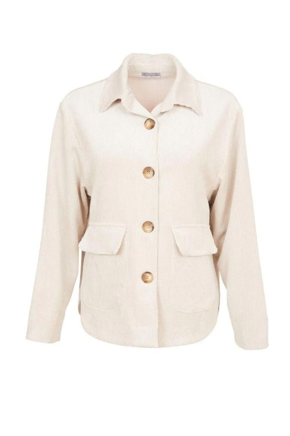 CORD JACKET WITH POCKET | COL=LINEN