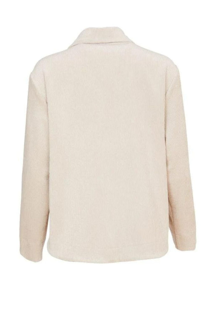 CORD JACKET WITH POCKET | COL=LINEN