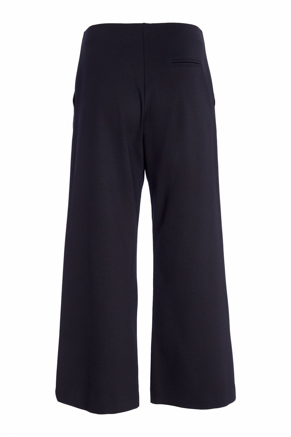 CROPPED WIDE LEG TROUSER | COL=BLACK