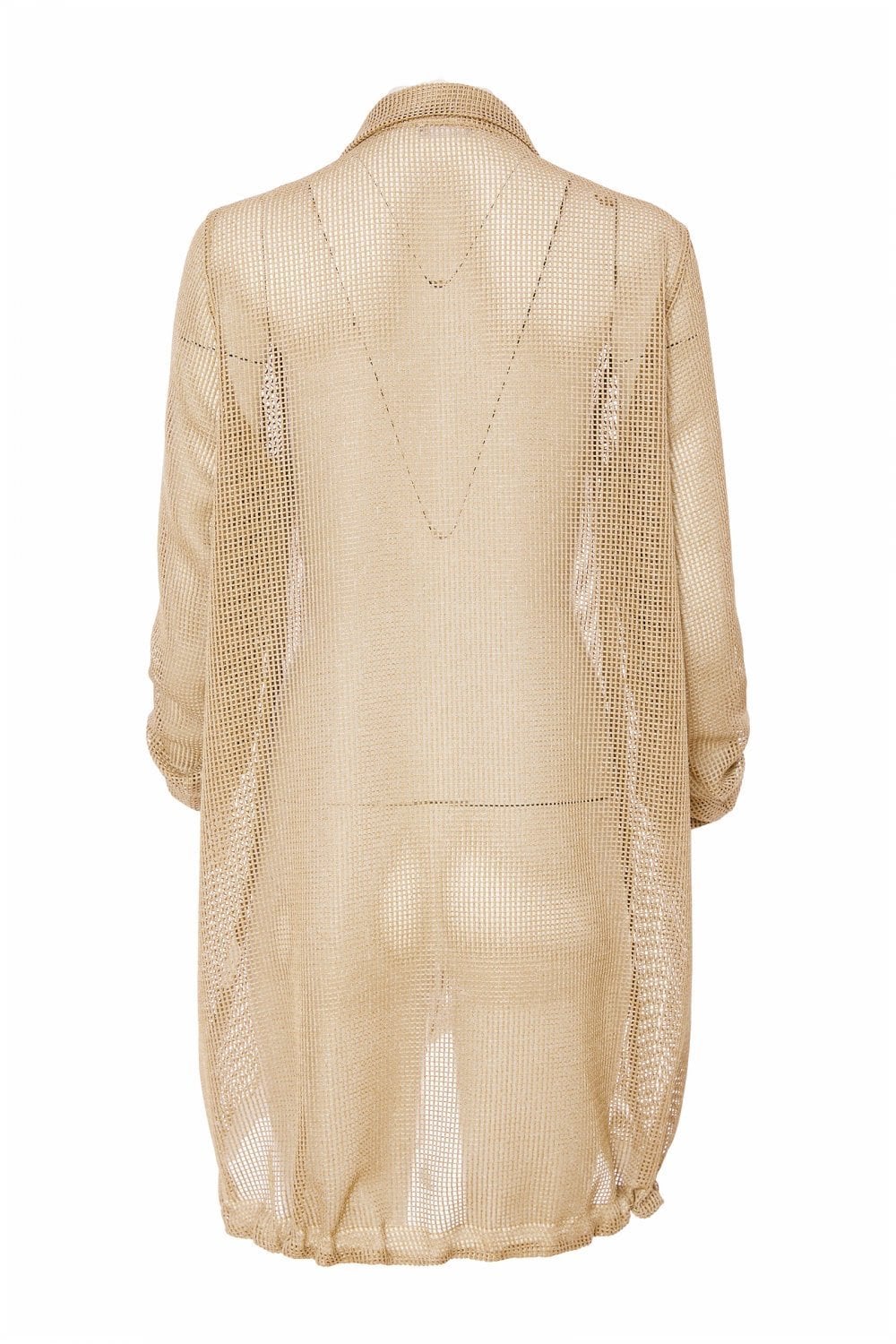 JACKET WITH CONTRAST TRIM | COL=FUDGE