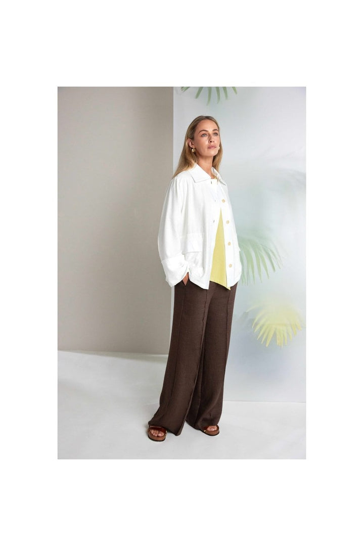 JACKET WITH POCKET DETAIL | COL=WHITE