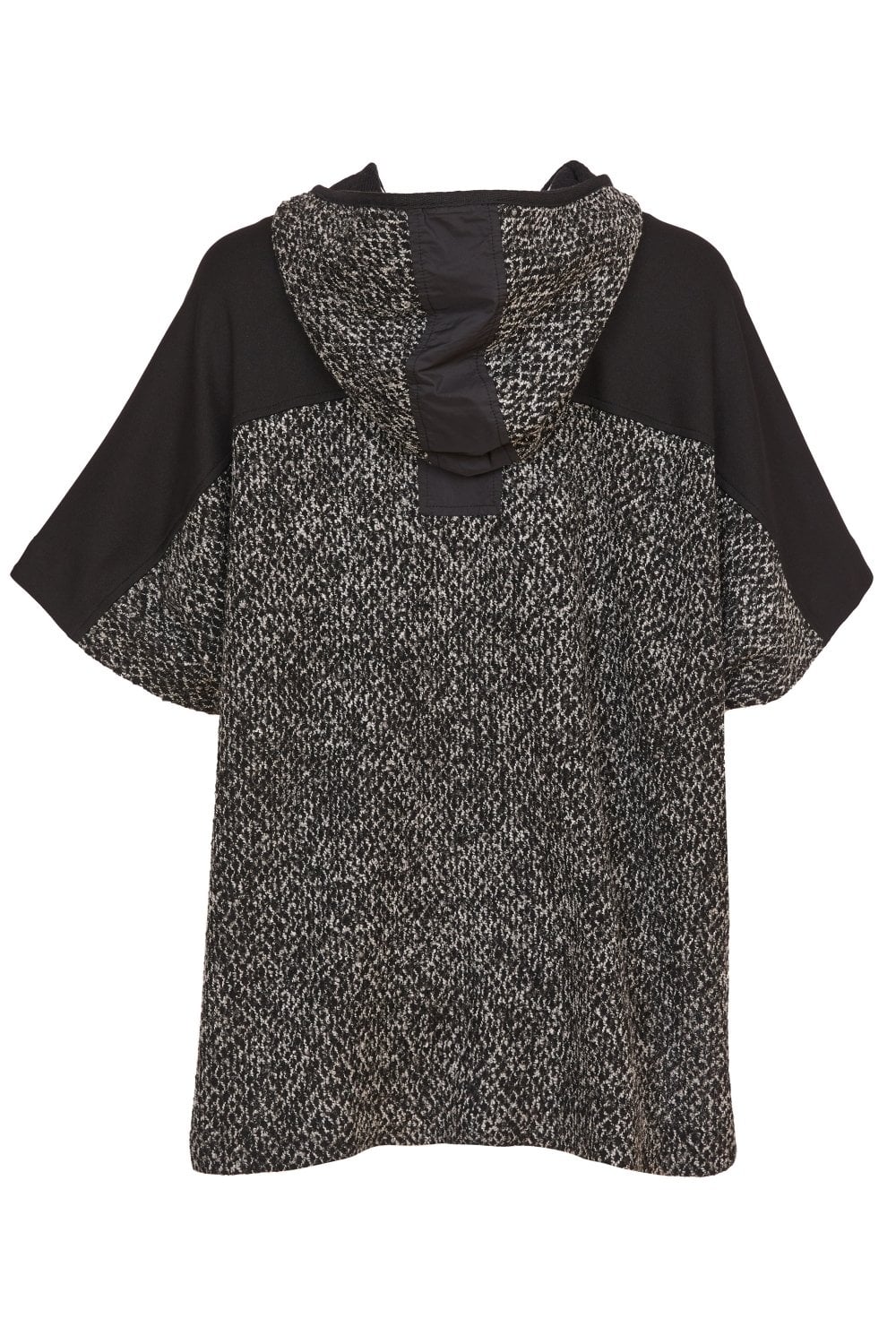 JACQUARD KNIT HOODED TOP | COL=MIX