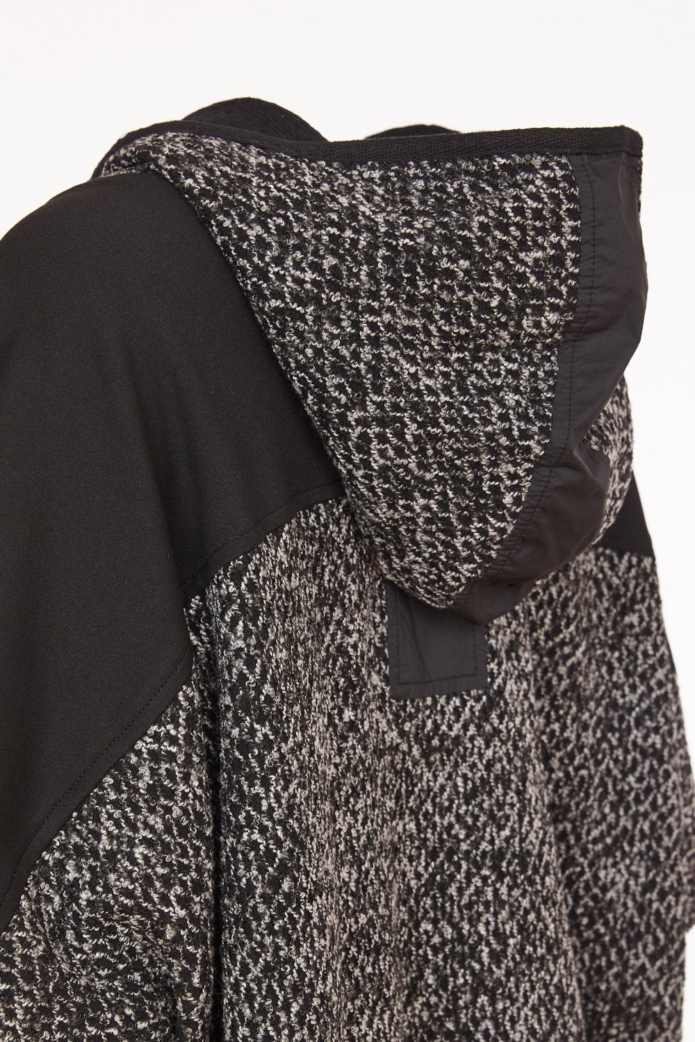 JACQUARD KNIT HOODED TOP | COL=MIX