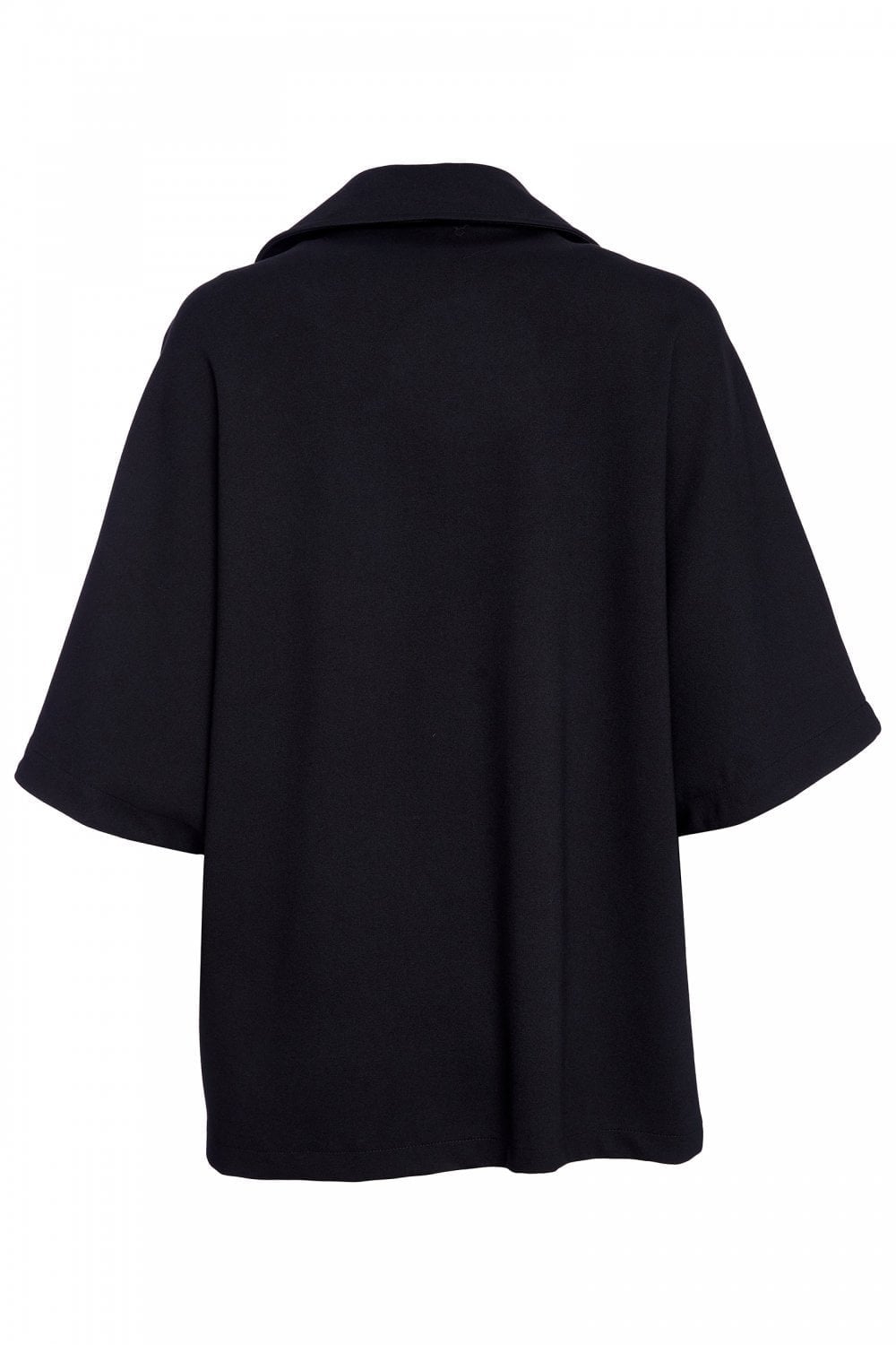 KNITTED PANELS JACKET | COL=BLACK