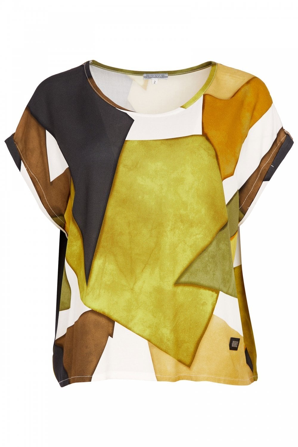 MULTI GRAPHIC PRINT TOP | COL=OASIS
