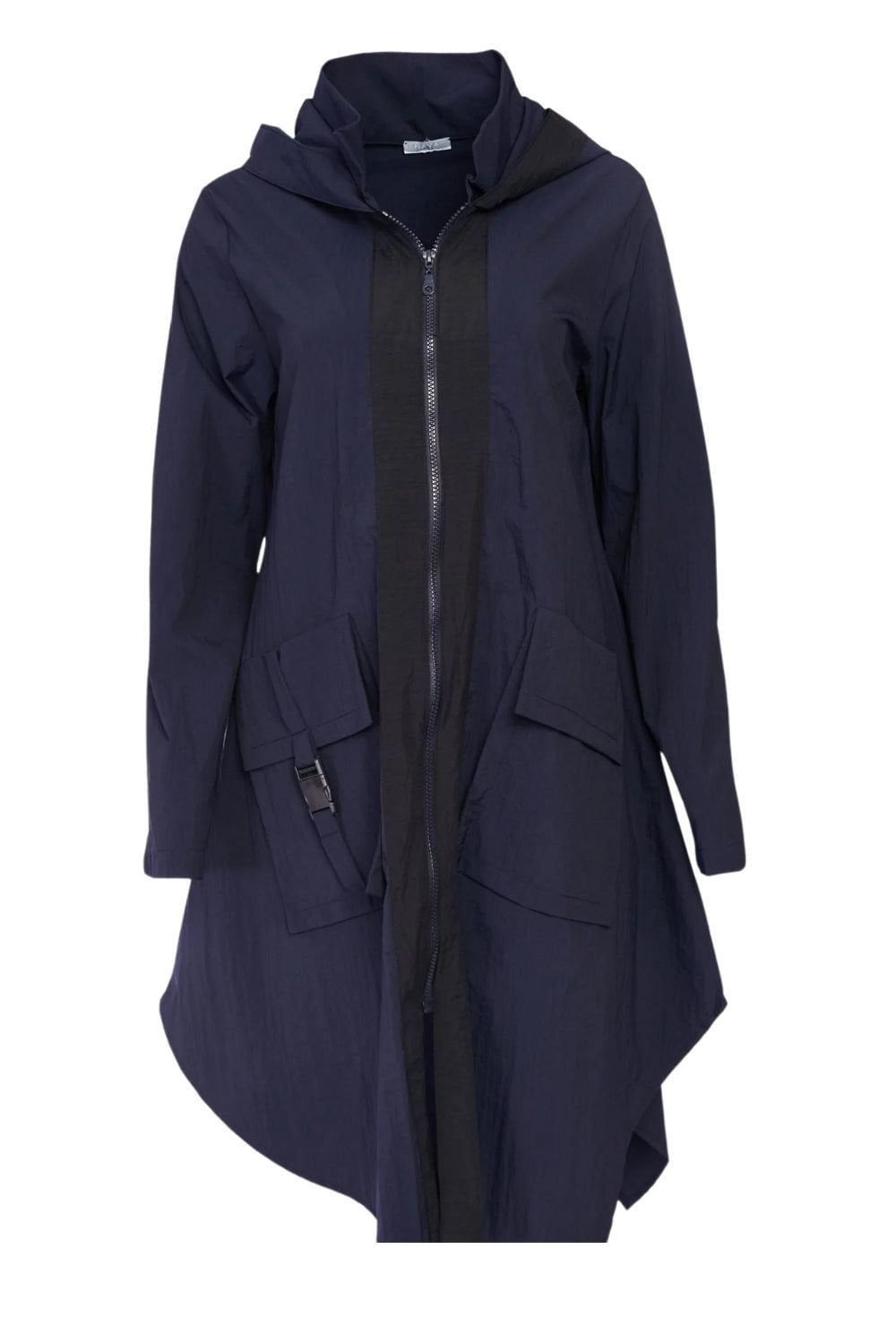 OVERSIZED HOODED JACKET | COL=NAVY