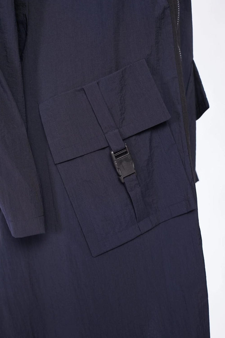 OVERSIZED HOODED JACKET | COL=NAVY