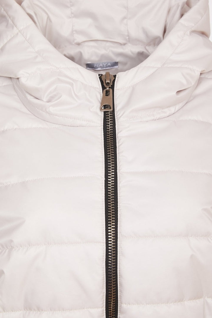 PADDED SHORT JACKET | COL=KHAKI,SAND