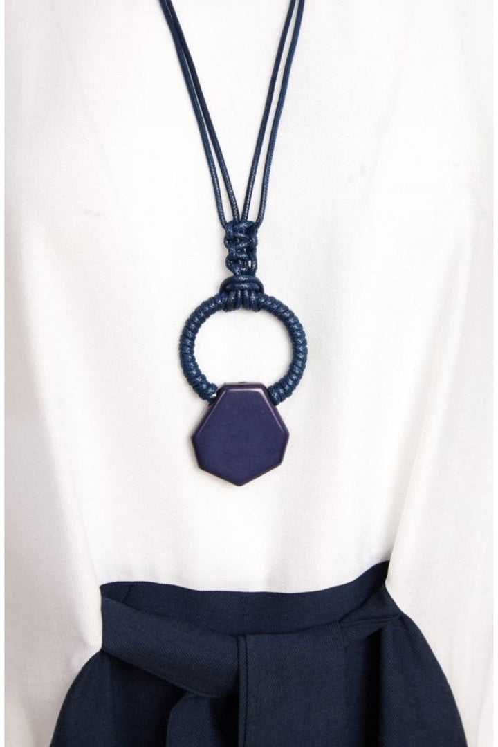 ROUND NECK DRESS WITH CONTRAST COLOUR SKIRT | COL=ECLIPSE