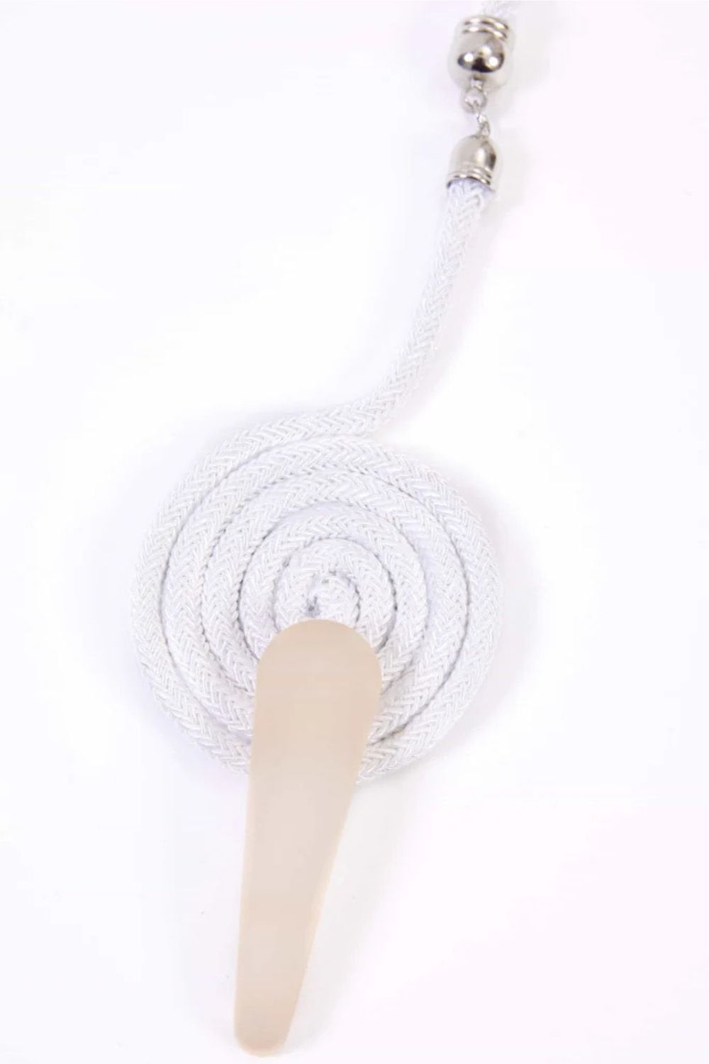 SPIRAL NECKLACE | COL=OFF WHITE
