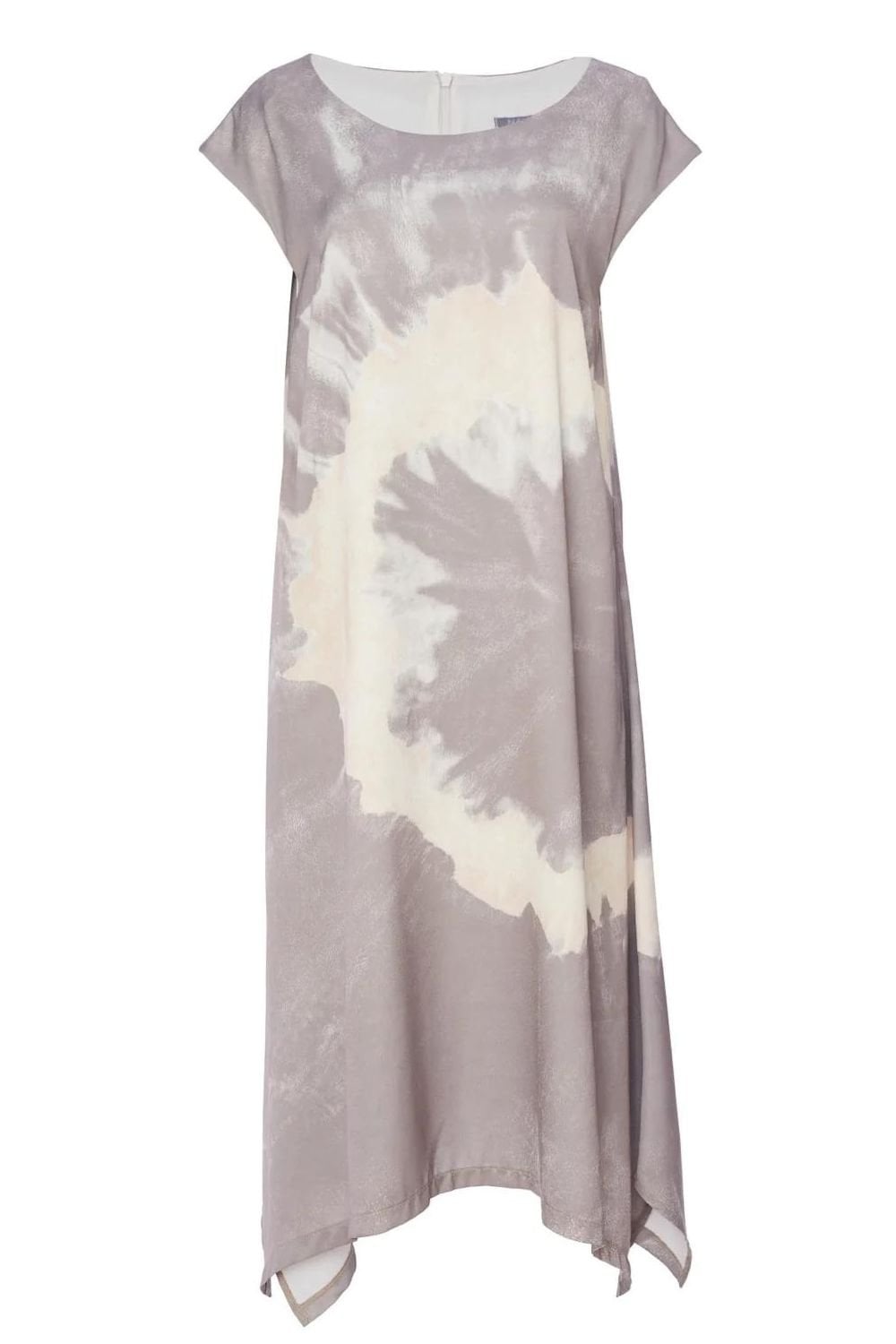 TIE DYE PLACEMENT DRESS | COL=MINK