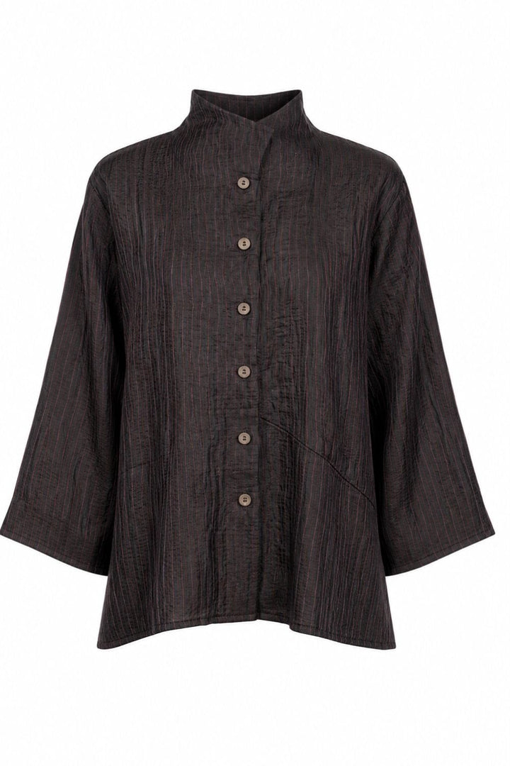 SILK STITCH JACKET | COL=BLACK,RED