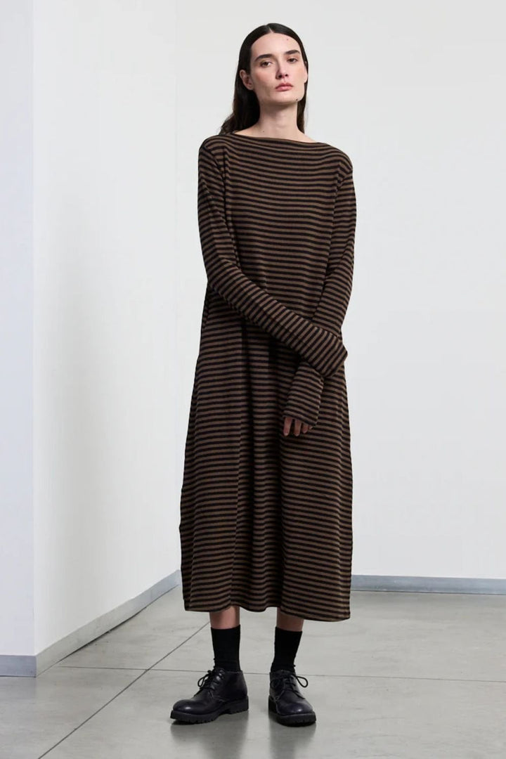 LONG DRESS | COL=TABACCO