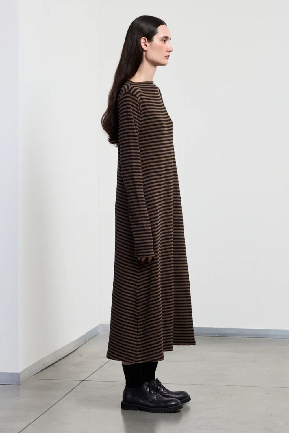 LONG DRESS | COL=TABACCO