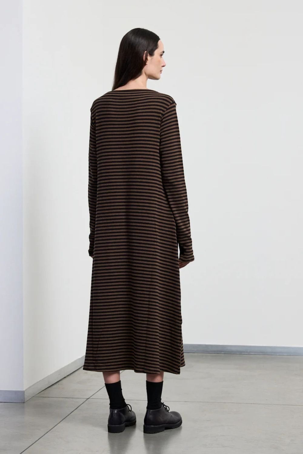 LONG DRESS | COL=TABACCO