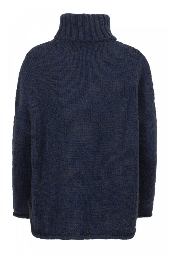 TURTLENECK SWEATER | COL=BLUE